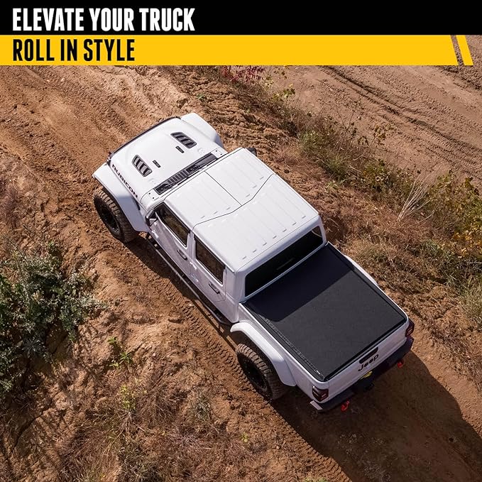 RealTruck TruXedo Lo Pro Soft Roll Up Truck Bed Tonneau Cover | 572201 | Fits 2014 - 2018, 2019 Limited/Legacy Chevy/GMC Silverado/Sierra 1500, 2015-19 2500/3500HD 8' 2" Bed (97.8")
