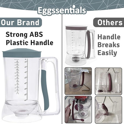 Eggssentials Pancake Dispenser – Easy Control Cake Mix Dispenser