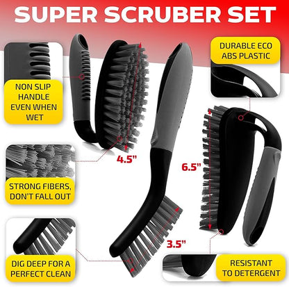 Scrub Brush Set of 6 pcs