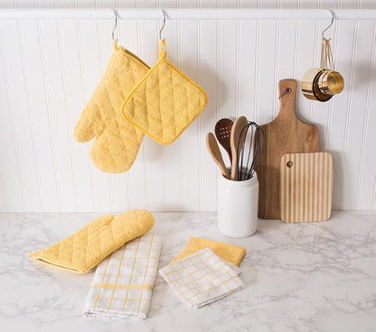 DII Basic Terry Collection Quilted 100% Cotton, 3 Piece