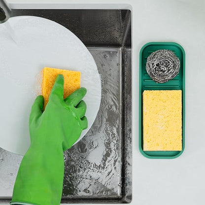 Zulay Kitchen Silicone Sponge Holder