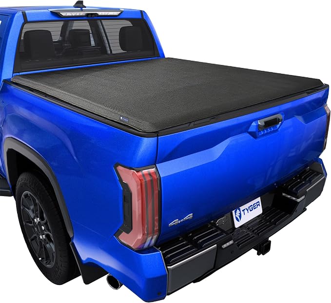 Tyger Auto T1X Soft Roll-Up in Fabric Truck Bed Tonneau Cover Compatible with 2022-2026 Toyota Tundra | 5.5' (67") Bed | TG-BC1T9062X