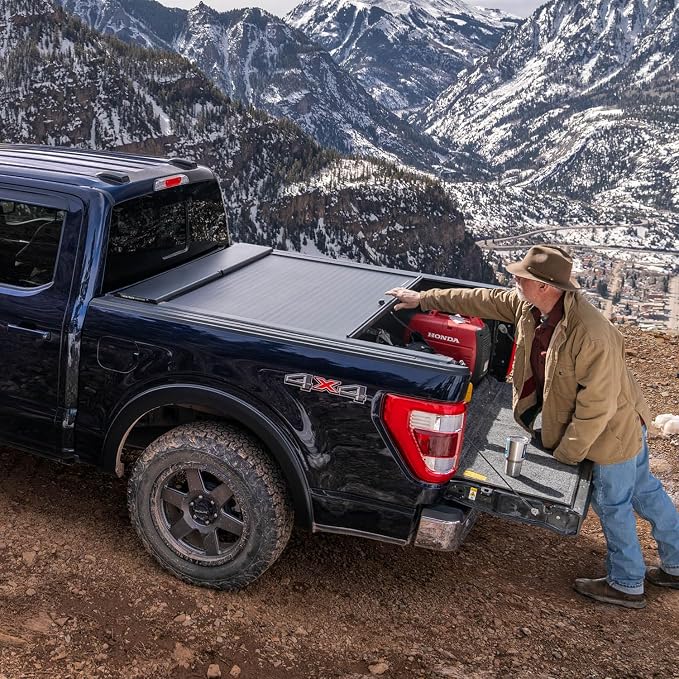 RealTruck Roll-N-Lock A-Series Retractable Truck Bed Tonneau Cover | BT123A | Fits 2019 - 2023 Ford Ranger 6' 1" Bed (72.7")