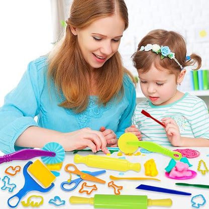 LCY WEDSHI Dough Tool Set, Dough Accessories Includes Animal Molds, Cutters