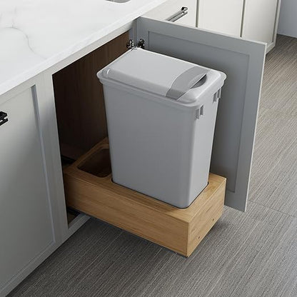 Dowell Single 50Qt Undermount Trash Pull-Out Waste Container