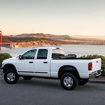 AUTOSAVER88 Soft Quad-fold Truck Bed Tonneau Cover Compatible with 2015-2026 Ford F-150 F150 (Excl. Raptor Series) 6.5ft Bed