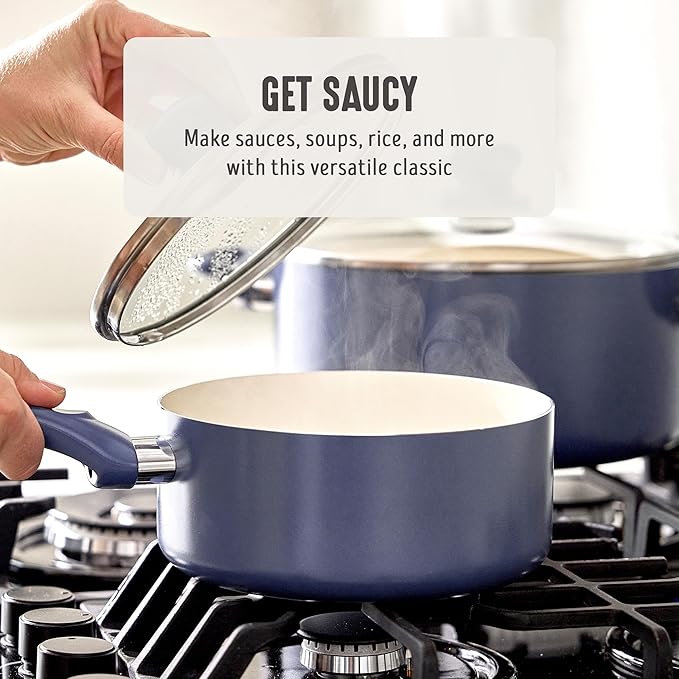 GreenLife 2 Quart Nonstick Saucepan