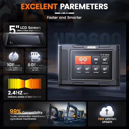 ANCEL HD3600 Heavy Equipment Diagnostic Tool