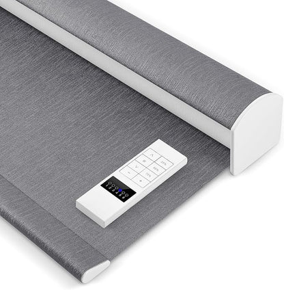 Zshine Motorized Blackout Window Blinds Customize Width Remote Control Wireless