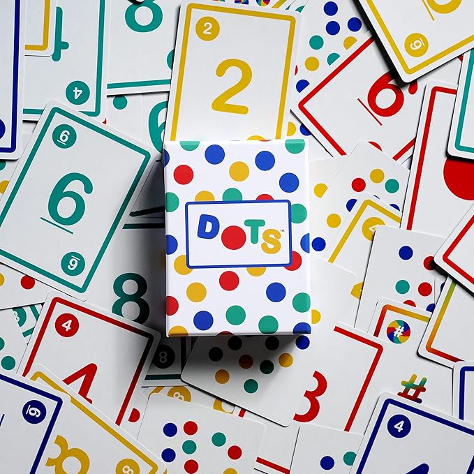DOTS - A Fast-Paced, Easy-to-Learn Card Game for Families, Adults & Kids | A New Twist on Rummy-Style, Set Matching Fun | Perfect for 2 Players or Family Game Night | 2–6 Players, Ages 8+