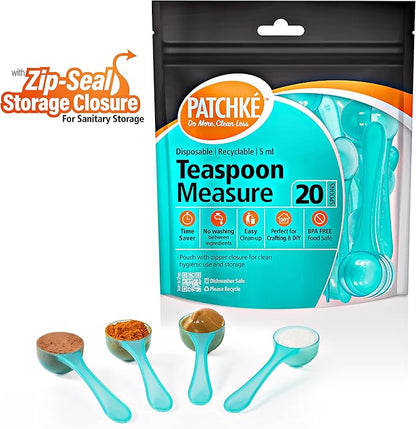 Plastic Measuring Spoons, Fits in Jar, Good