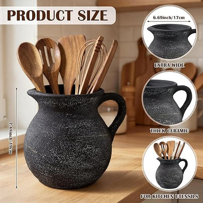 Potchen Rustic Kitchen Utensil Holder