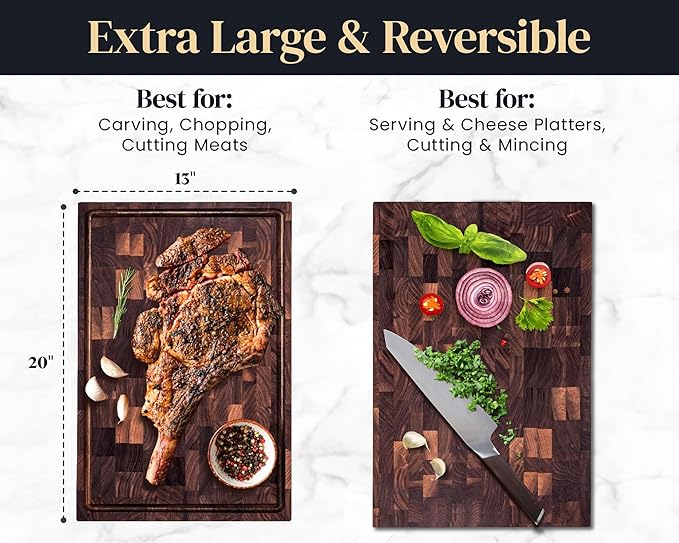 Mevell Walnut End Grain Cutting Board