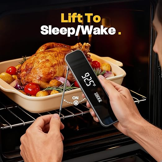 0.3 Sec Instant Read Meat Thermometer Digital, Food Thermometer