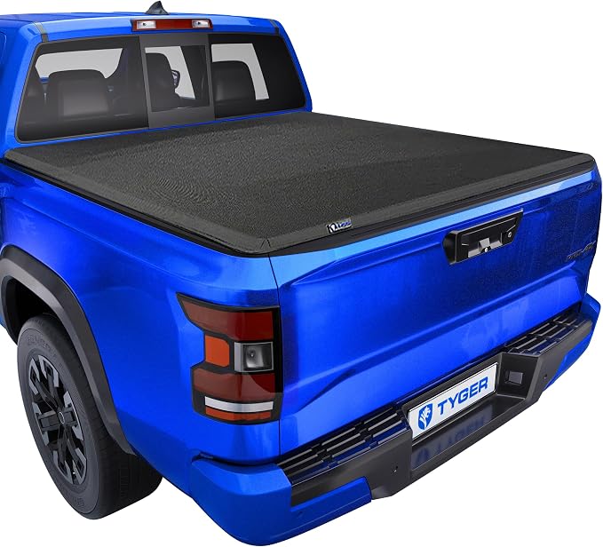 Tyger Auto T3X Soft Tri-Fold in Fabric Truck Bed Tonneau Cover Compatible with 2022-2026 Nissan Frontier | 6' (73") Bed | TG-BC3N1058X