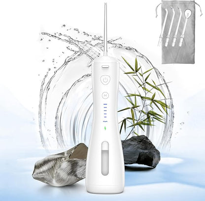 Water Flosser 6 Modes & IPX7 Waterproof Rechargeable Oral Irrigator Water Teeth
