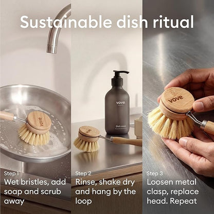 Vove Dish Brush Bundle