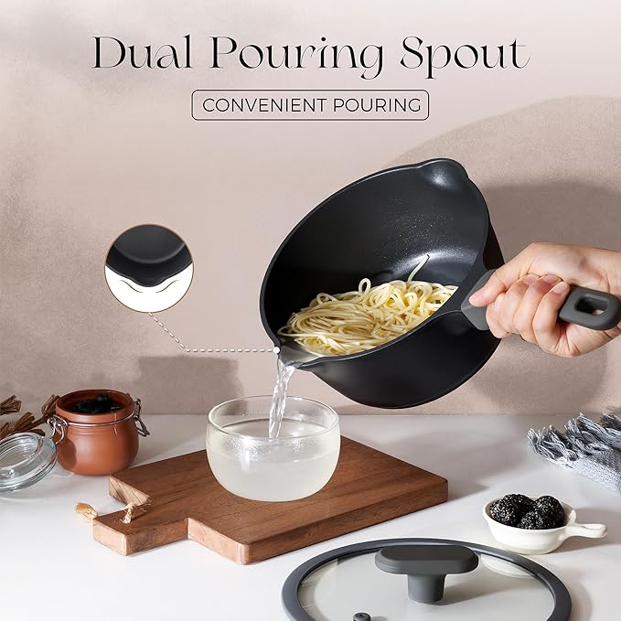 PRICUSIS Nonstick Saucepan
