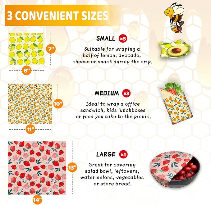 Reusable Beeswax Wrap