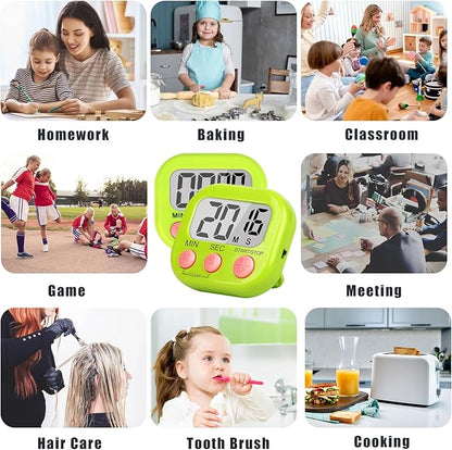 ZILLEEN Classroom Timer for Kids Teachers 2 Pack Digital Tmers