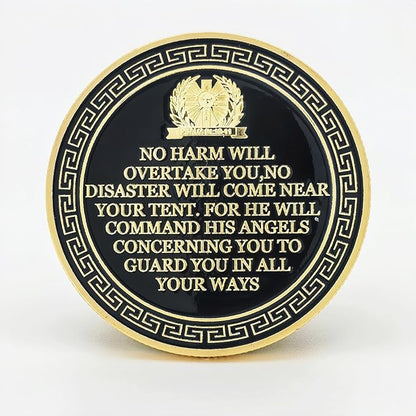 The Archangel Michael Challenge Coin Religious Coins Christian Coin Collectors Gifts (Single Coin)