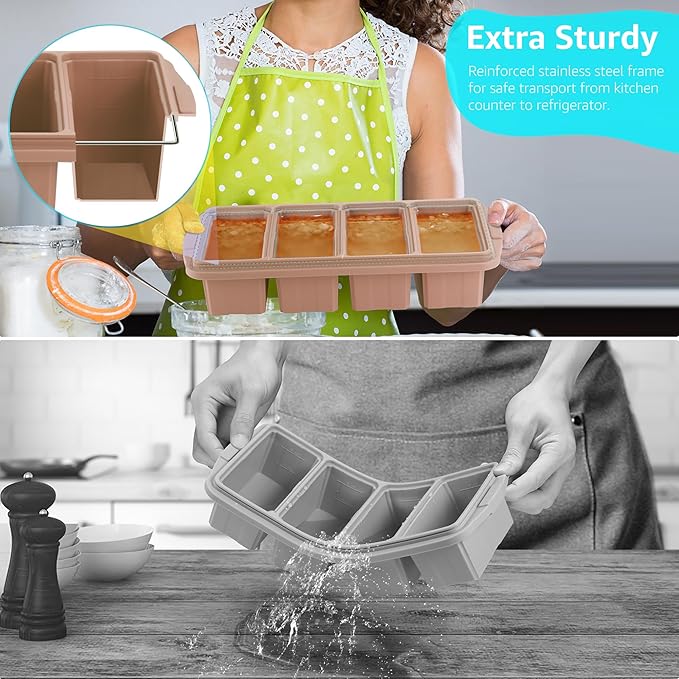 Ztomine Silicone Freezer Tray