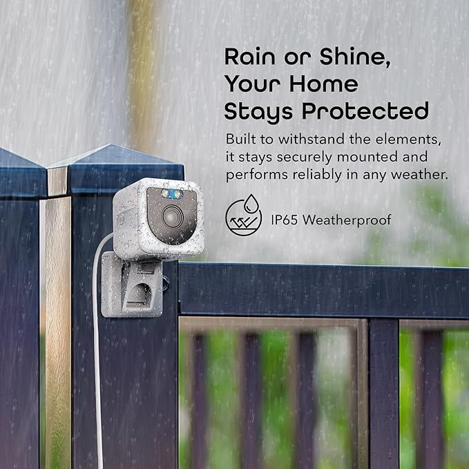 Geeni Mini 1080P Indoor/Outdoor Security Camera 2-Pack, Smart WiFi Cameras
