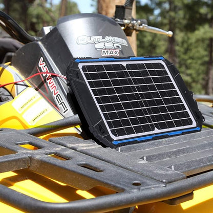 SUNER POWER Waterproof 10W 12V Solar Battery Charger & Maintainer Pro, Built-in
