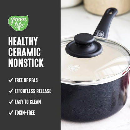 GreenLife 2.5QT Nonstick Saucepan