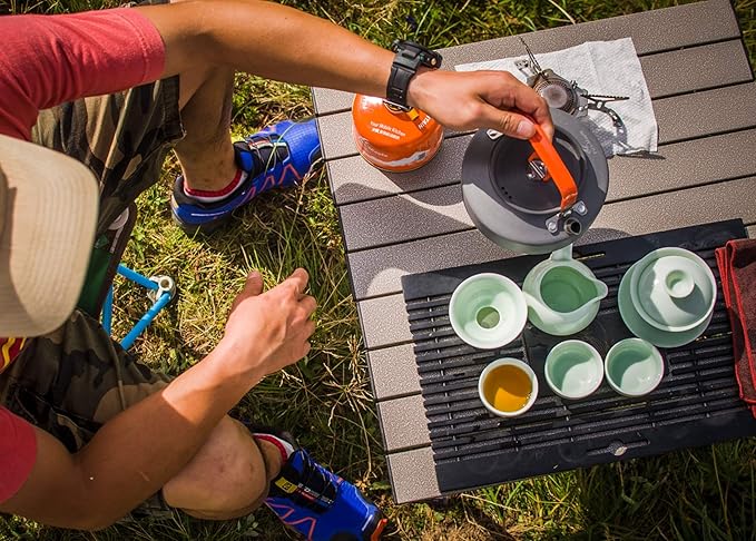Fire-Maple Feast T3 Camping Kettle | 0.8 Liter Lightweight | Portable Teapot Aluminum for hiking camping