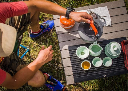 Fire-Maple Feast T3 Camping Kettle | 0.8 Liter Lightweight | Portable Teapot Aluminum for hiking camping