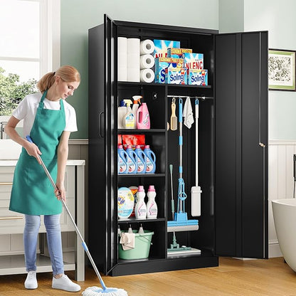 Wide & Deep Metal Storage Cabinet