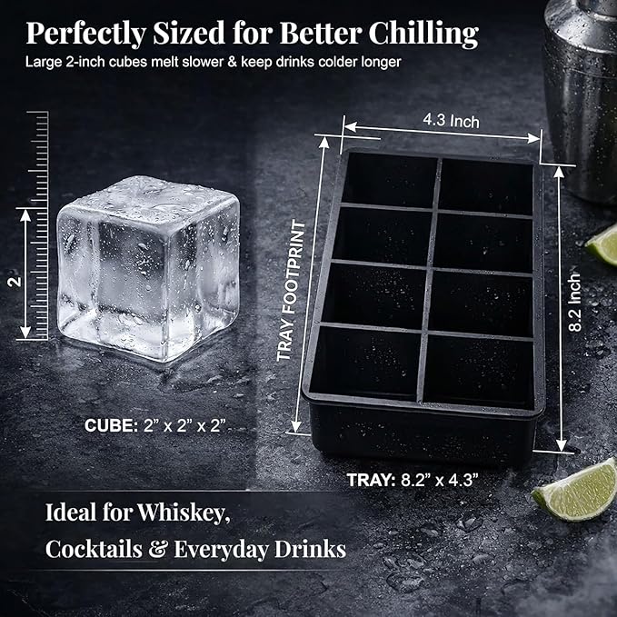 Large Silicone Ice Cube Tray