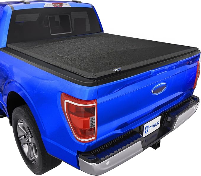 Tyger Auto T3X Soft Tri-Fold in Fabric Truck Bed Tonneau Cover Compatible with 2015-2020 Ford F-150 | 5.5' (67") Bed | TG-BC3F1041X