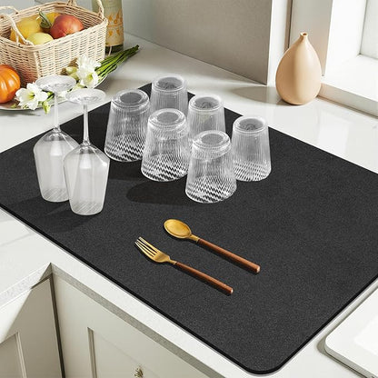 Findosom Dish Drying Mat, Cuttable Drying Mat