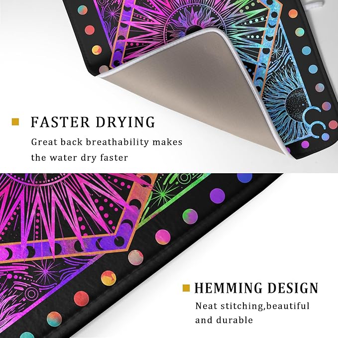 Colorful Microfiber Dish Drying Mat