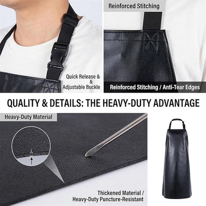 Homsolver Heavy Duty Vinyl Waterproof Apron