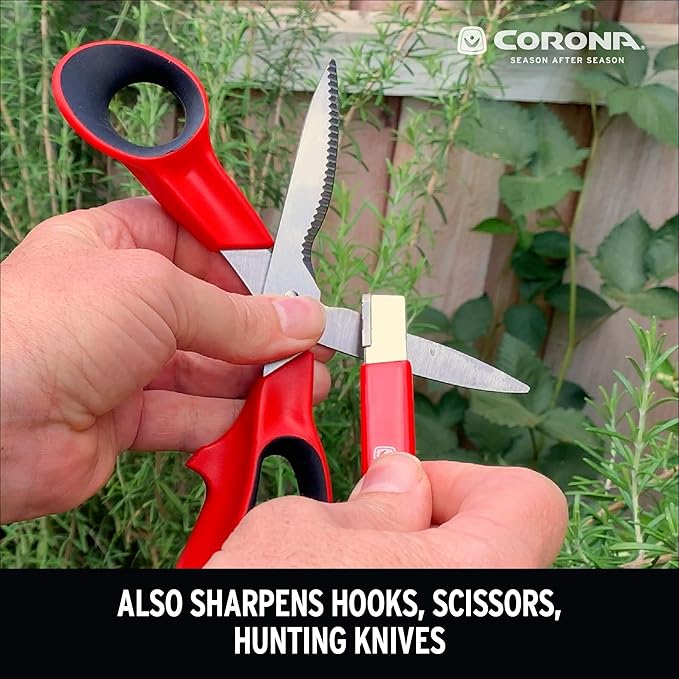 Corona Tools Handheld Garden Tool Sharpener– Blade Sharpener