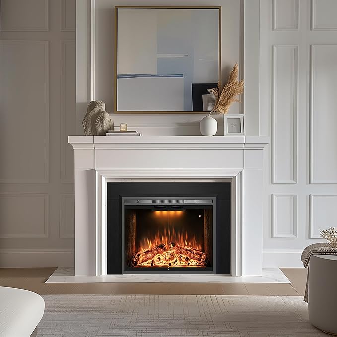 Velaychimny 40" Electric Fireplace Insert