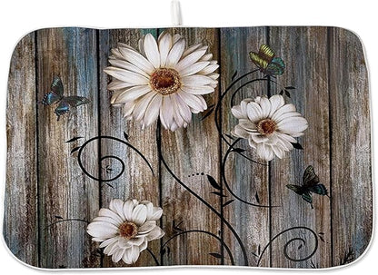Spring Dish Drying Mat 18x24 Inches