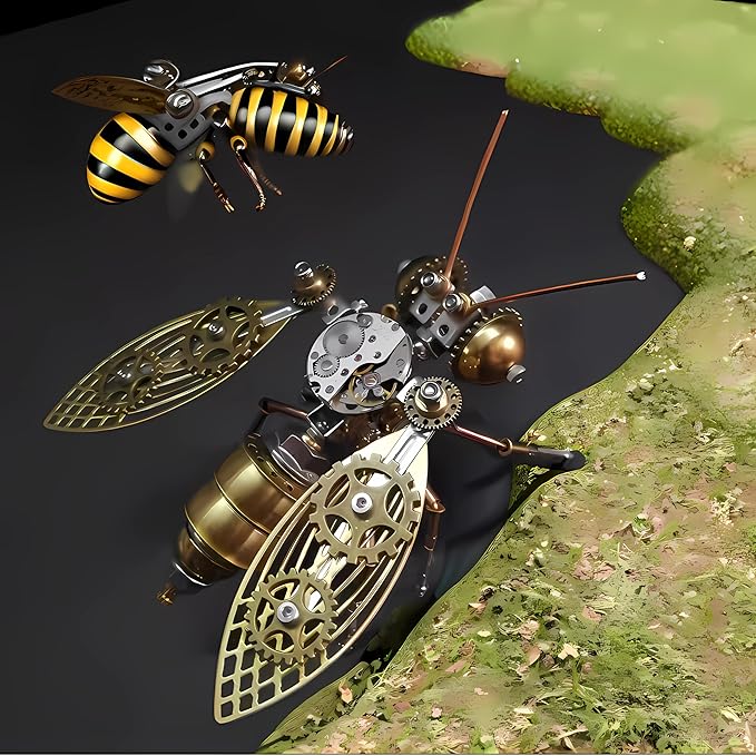 Mechanical Metal DIY 3D Insect Brass Puzzle (Bumblebee)