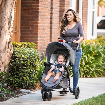 Baby Trend Stroller and EZ-Lift Infant Car Seat, EZ Ride Travel System, Dash Grey