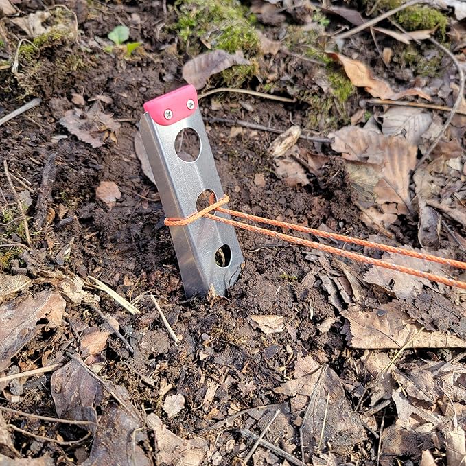 Ultralight Backpacking Trowel, 0.48 oz (13.5g) Pink