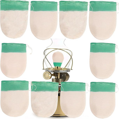 Propane Lantern Mantles for Gas Lamps, U-Shaped Mantles for Outdoor Camping, Gas Light Replacement Covers for Propane Lanterns & Long-Lasting
