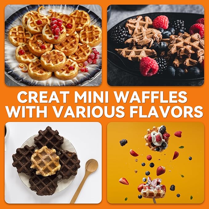 Baker's Friend, Bite-size Mini Waffle Maker