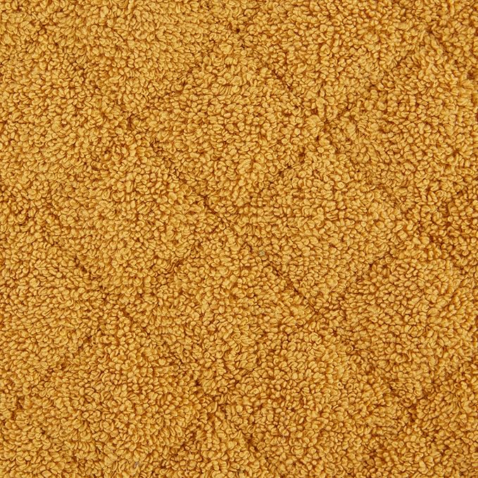 DII Basic Terry Collection Quilted 100% Cotton, Honey Gold, 3 Piece