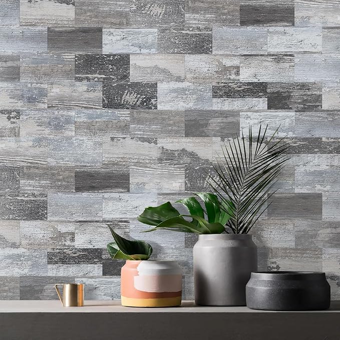 Vamos Tile 100-Piece Peel and Stick Backsplash Seamless Tile, Stick on