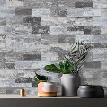 Vamos Tile 100-Piece Peel and Stick Backsplash Seamless Tile, Stick on