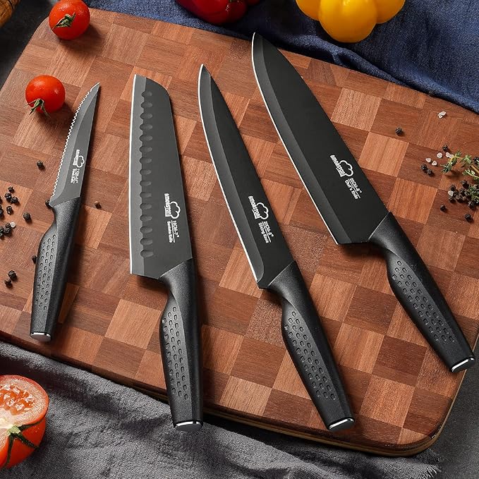 Knife Set, 15 Pieces Kitchen Knife Set