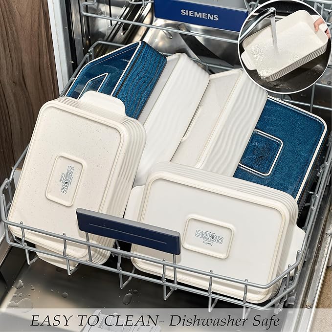 Ceramic Baking Dish Set of 3, Casserole Dishes
